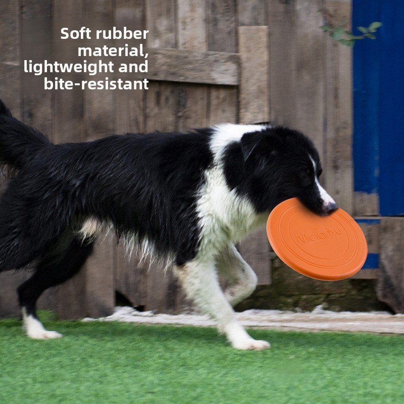 Flying Disc Dog Training Toy - Soft Dog Flying Disc, Floating Dog