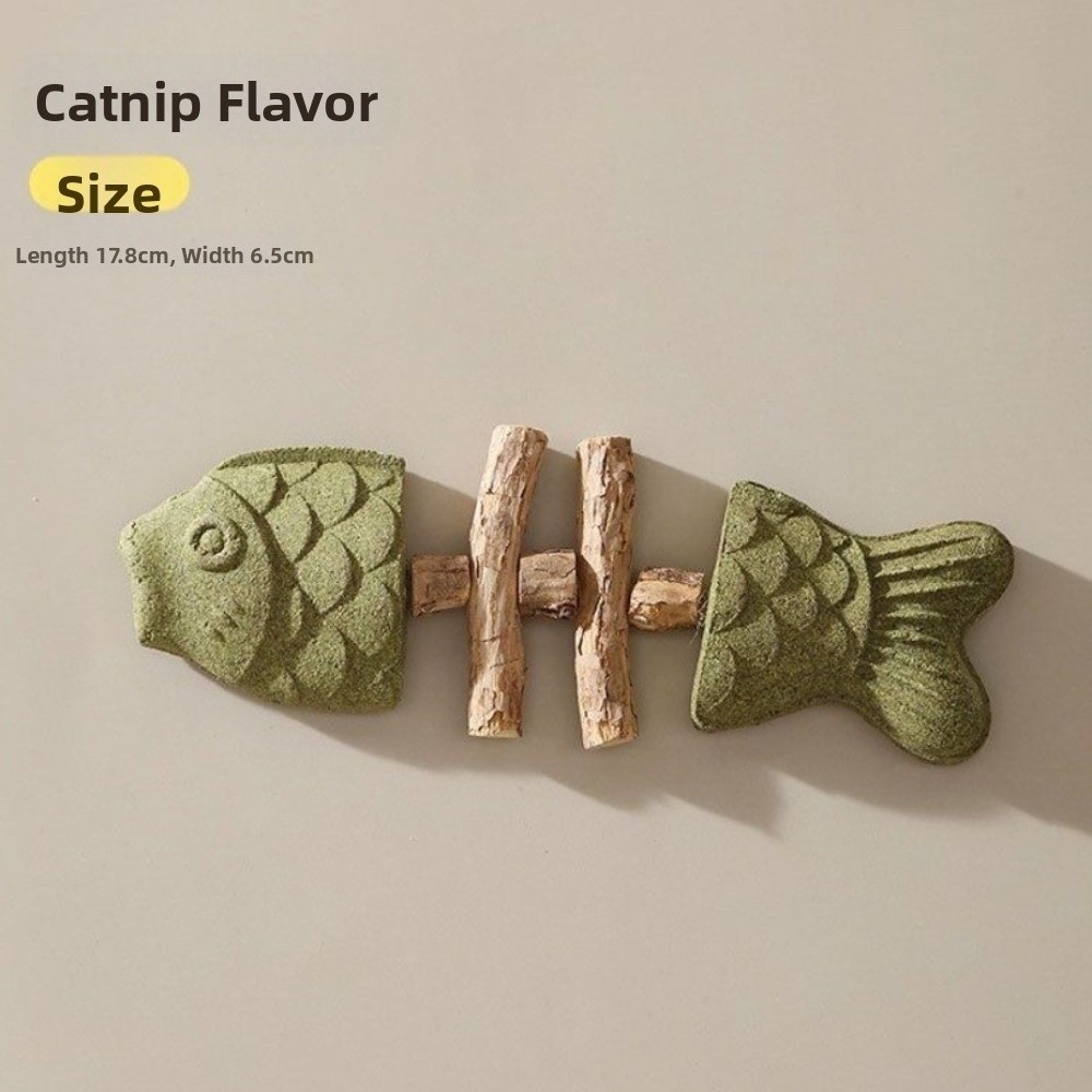 Teeth Cleaning Dog Chew Bone - Fish Bone Shape Cat Molar Stick