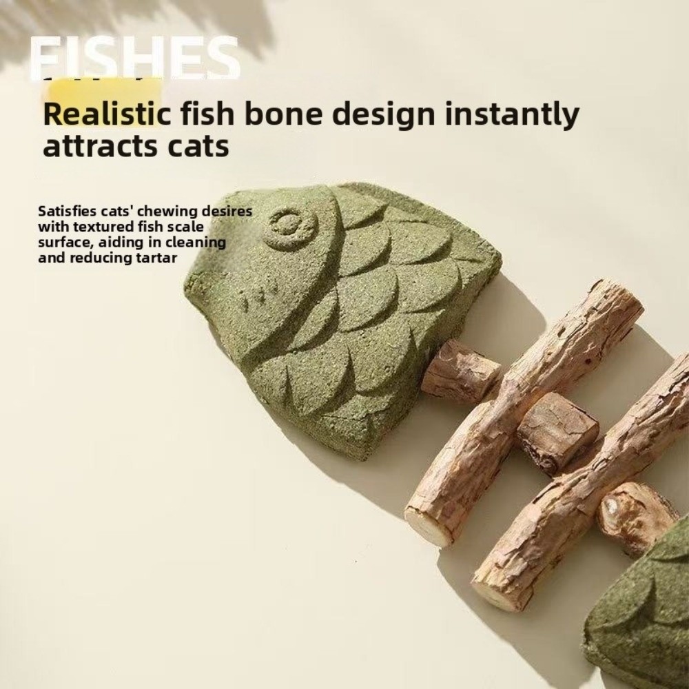 Fish Bone Shape Cat Molar Stic - Teeth Cleaning Dog Chew Bone review and price